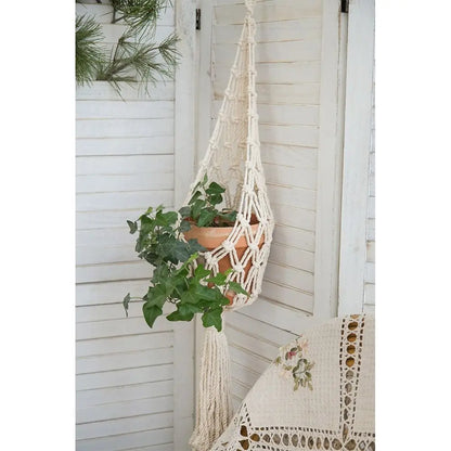 Handwoven Hanging Planter Basket