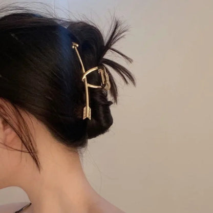 Gold S Shaped Hair Clip