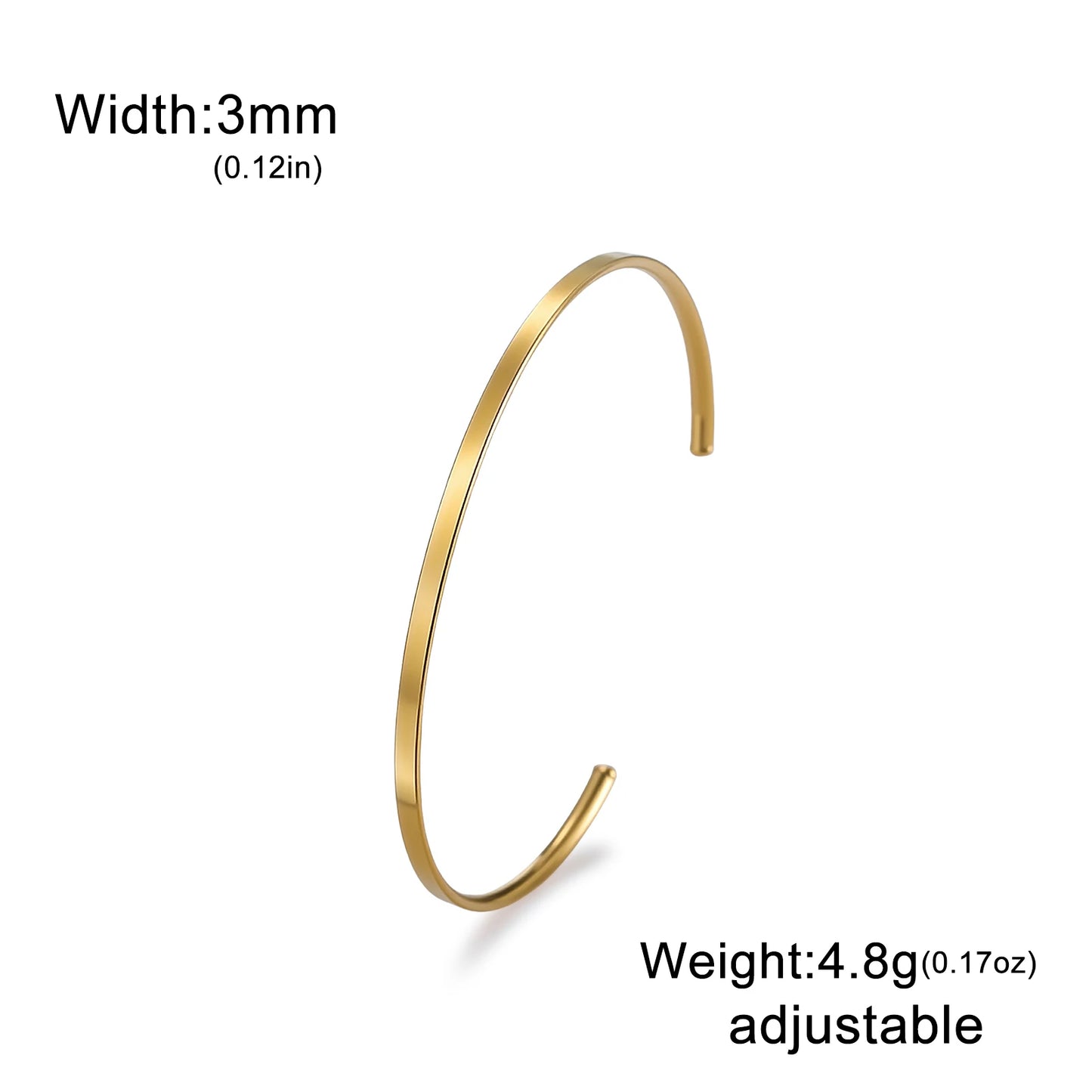 Glossy Gold Bangle