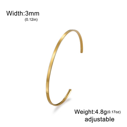 Glossy Gold Bangle