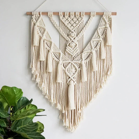 Textured Boho Wall Tapestry
