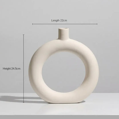 Sculptural Ceramic Flower Vase