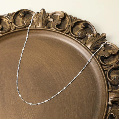 Dainty Satellite Dot Chain Necklace