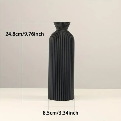 Sculpted Plastic Vase Centerpiece