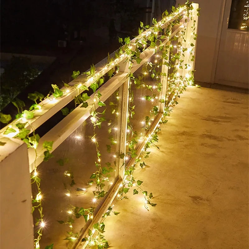 Evergreen Lighted Ivy Drape